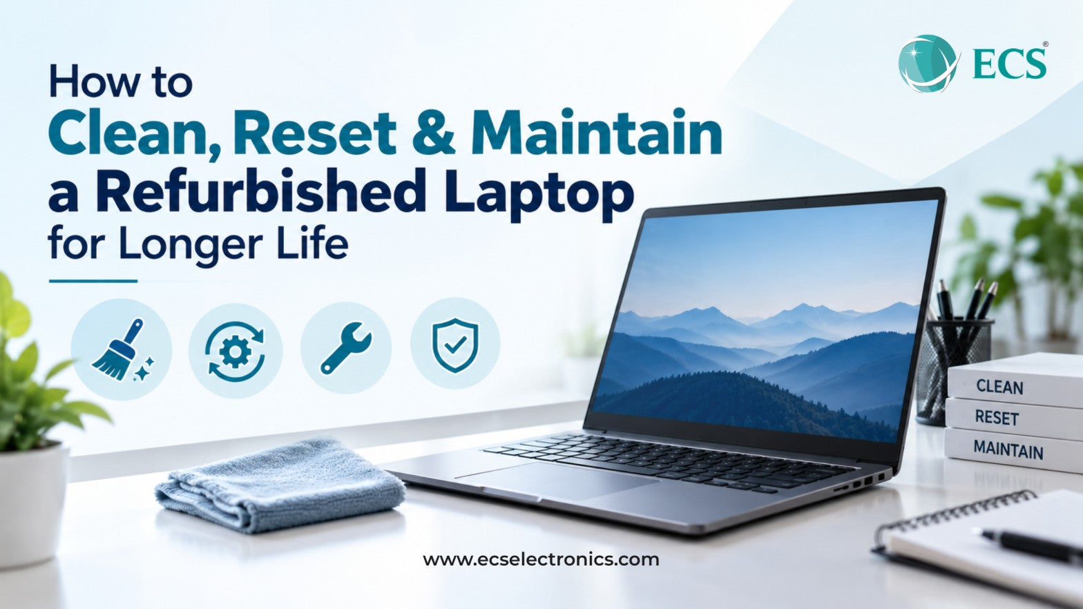 How to Clean, Reset & Maintain a Refurbished Laptop for Longer Life