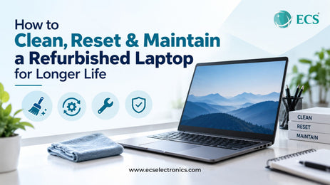 How to Clean, Reset & Maintain a Refurbished Laptop for Longer Life