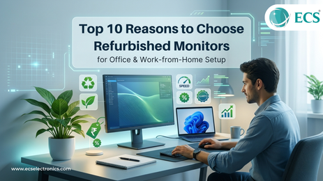 Top 10 Reasons to Buy Refurbished Monitors for Office & Work-from-Home Setup